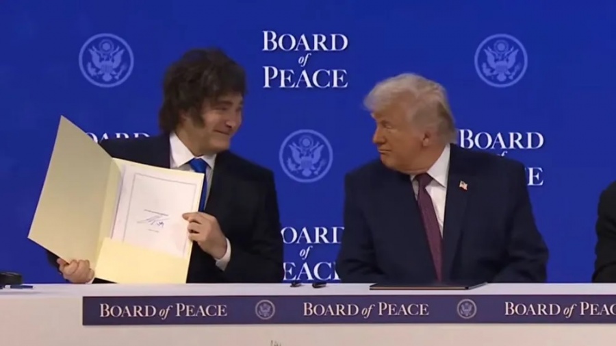 MILEI FIRMÓ LA INCORPORACIÓN DE LA ARGENTINA AL CONSEJO DE PAZ