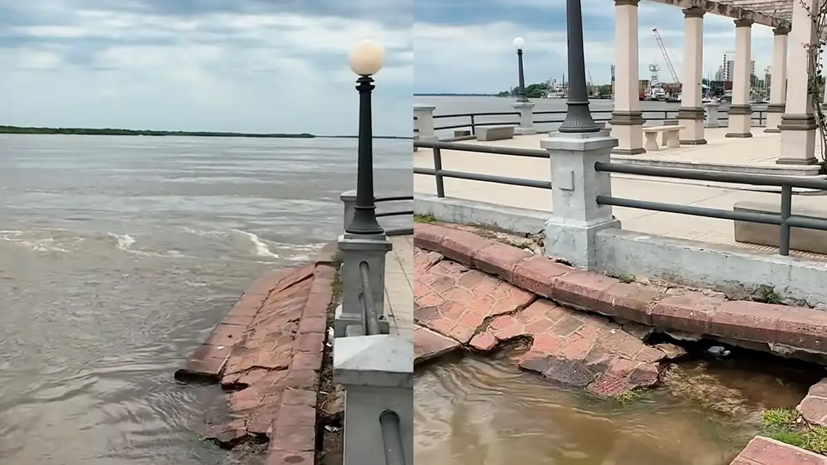 EXPLICAN QUÉ PASÓ CON EL SOCAVAMIENTO DE LA PUNTA SAN SEBASTIÁN EN CORRIENTES